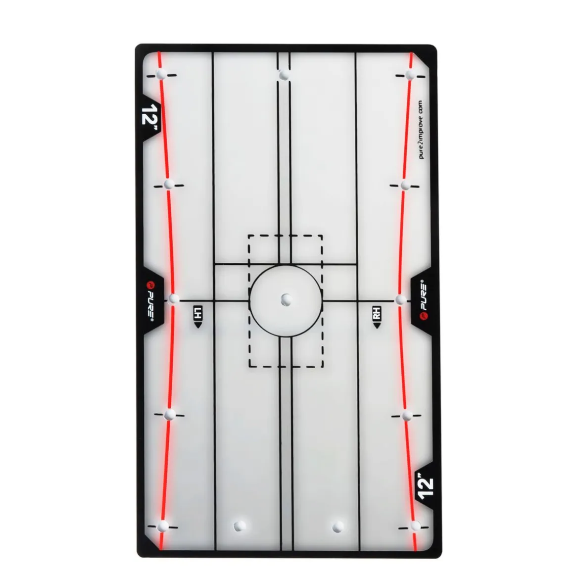 Pure2Improve Golf Putting Spiegel 31 x 18 cm