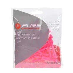 Pure2Improve Golf Tees 25er Set Kunststoff 53 mm pink