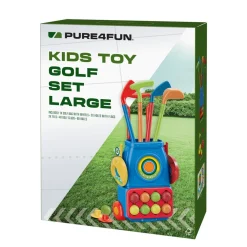 Pure2Improve Spielzeug Kinder Golfset 19-teilig bunt