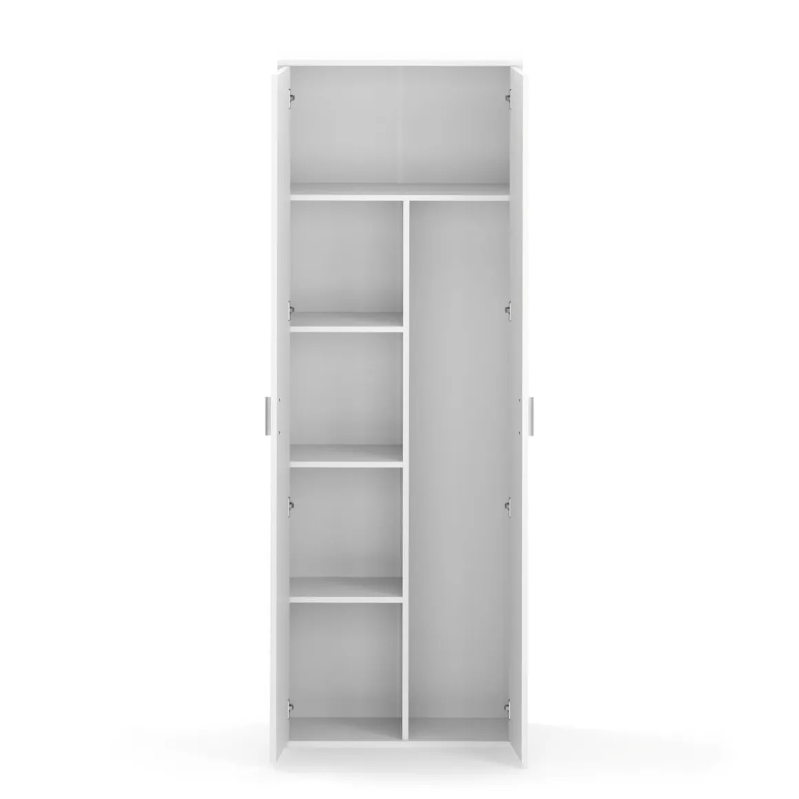 Putzschrank RAKEL 60 x 180 cm weiss
