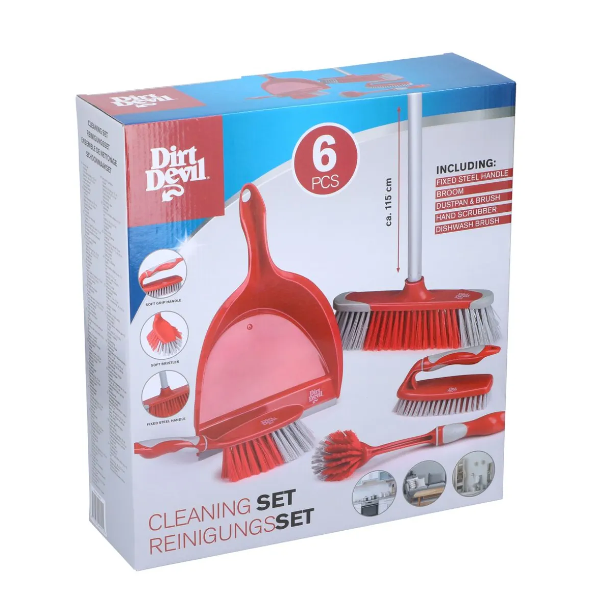 Putzutensilien Set 6-teilig