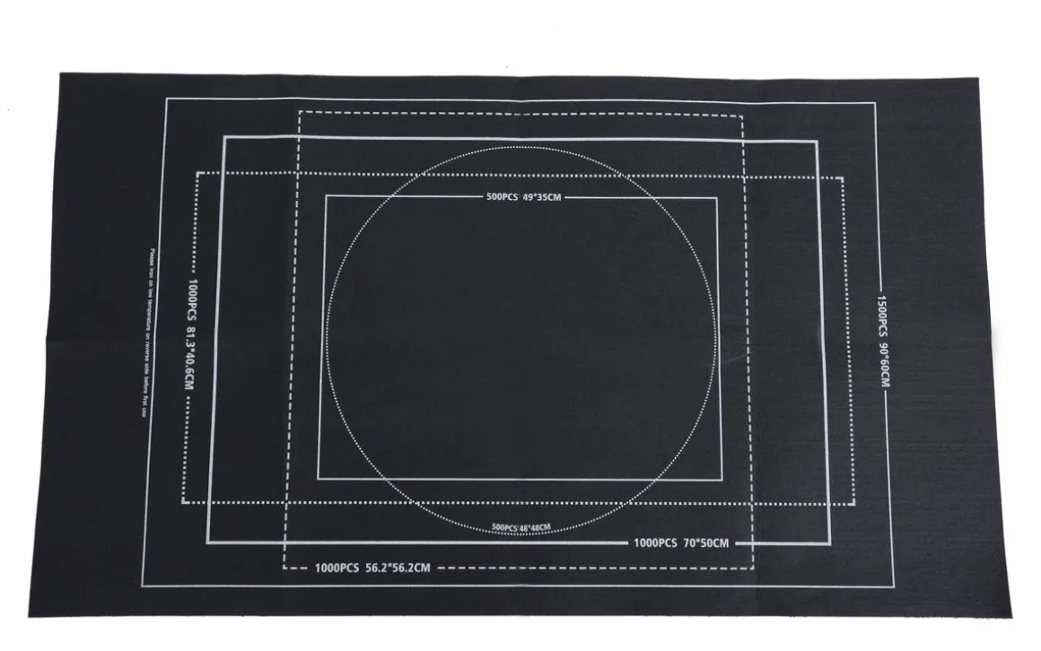 Puzzlematte aufrollbar schwarz