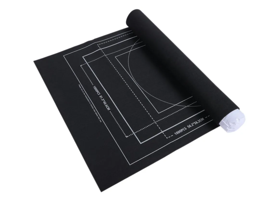 Puzzlematte aufrollbar schwarz