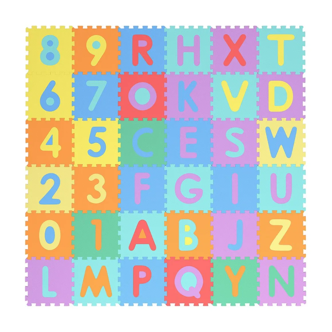 Puzzlematte Spielmatte farbig