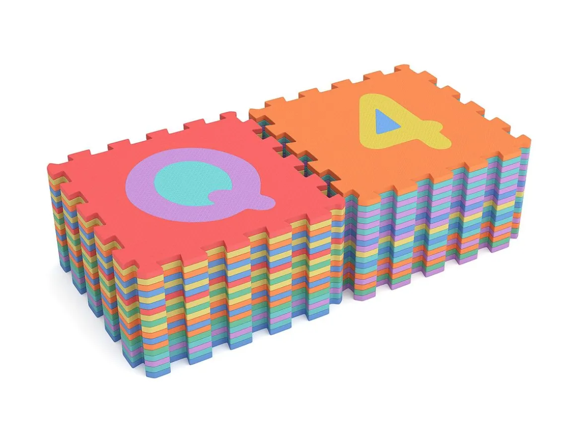 Puzzlematte Spielmatte farbig