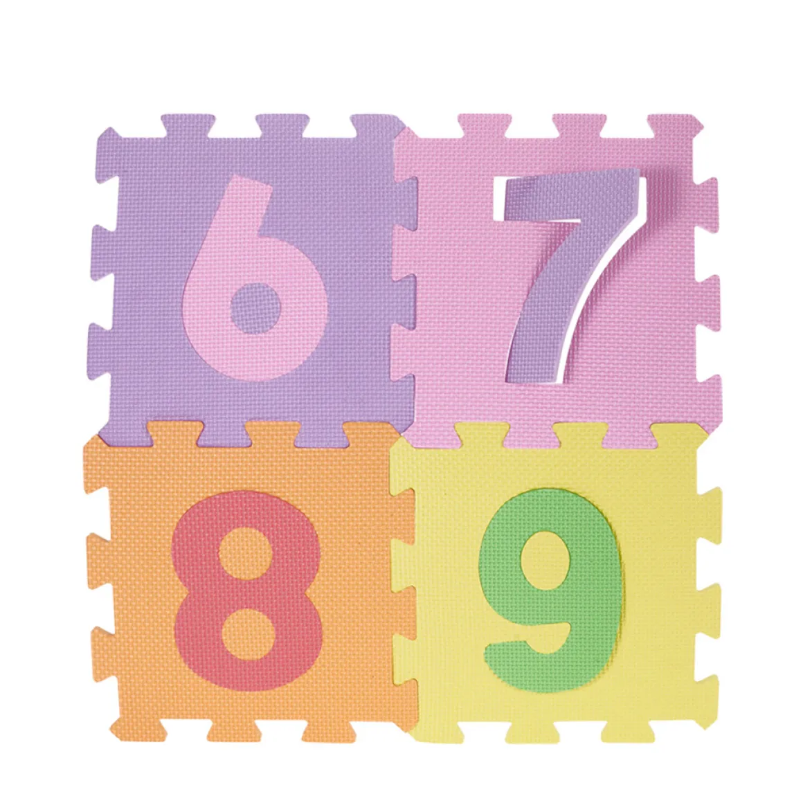 Puzzlematte Spielmatte Set 9-teilig bunt