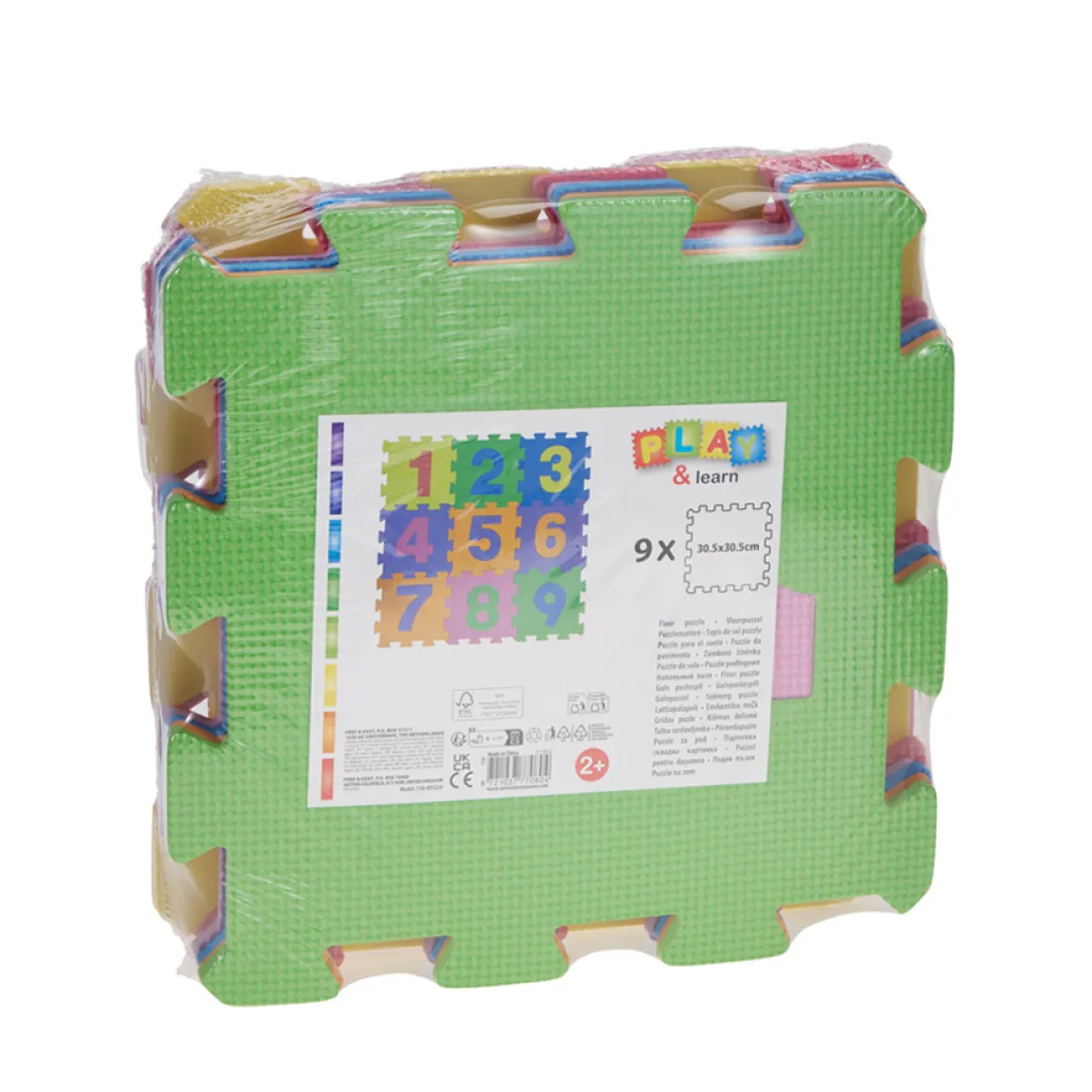 Puzzlematte Spielmatte Set 9-teilig bunt