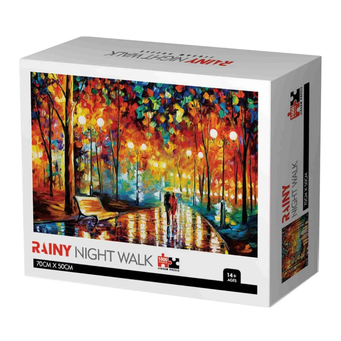 Puzzle Regnerischer Nachtspaziergang 1000 Teile