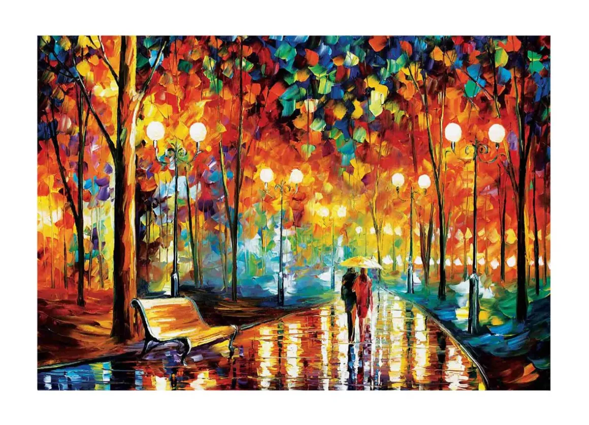Puzzle Regnerischer Nachtspaziergang 1000 Teile