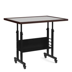 Puzzletisch für 1500 Teile 93 x 67 x 77 - 88 cm schwarz