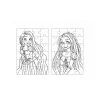 Puzzle zum Ausmalen Rapunzel 24 Teile