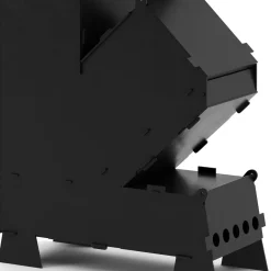Raketenofen mit Grillplatte 36 x 14 x 57 cm