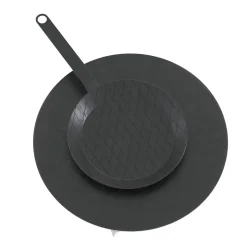 Raketenofen mit Grillplatte und Pfanne 36 x 14 x 57 cm