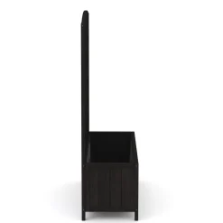 Rankgitter mit Blumenkasten schwarz
