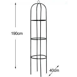 Rankgitter Rosensäule 190 cm