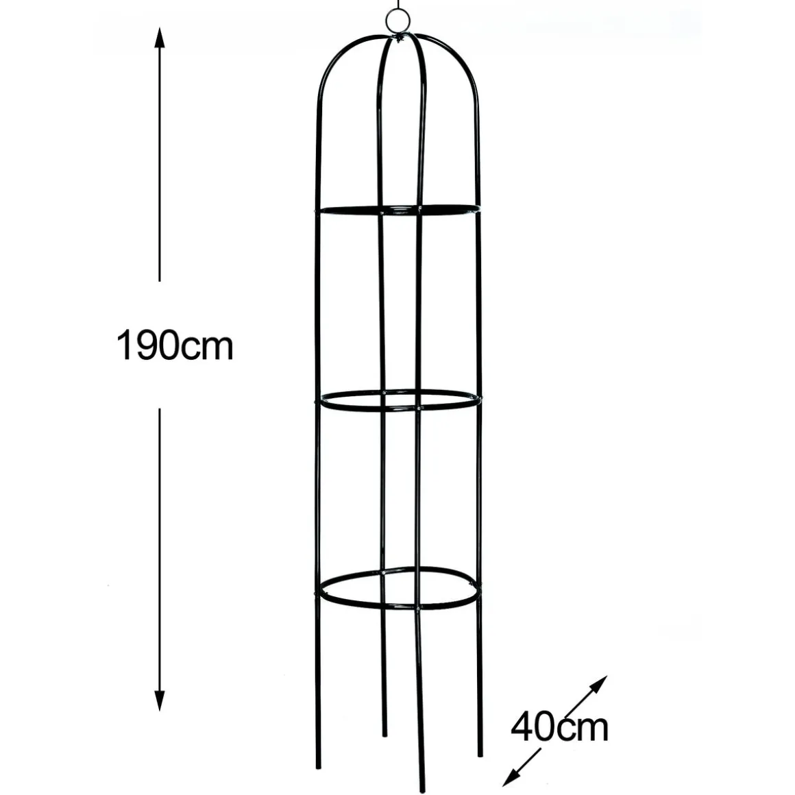 Rankgitter Rosensäule 190 cm