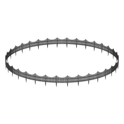 Rasenkante Beetumrandung 17er Set schwarz