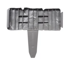 Rasenkante Steinoptik anthrazit 10er Set