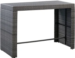 Rattan Bar Set ANDORRA grau