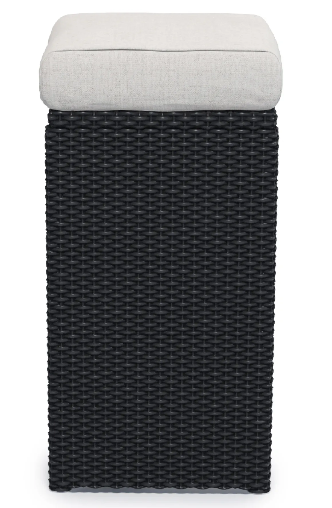 Rattan Bar Set GRANADA schwarz/weiss