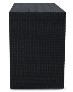 Rattan Bar Set GRANADA schwarz/weiss