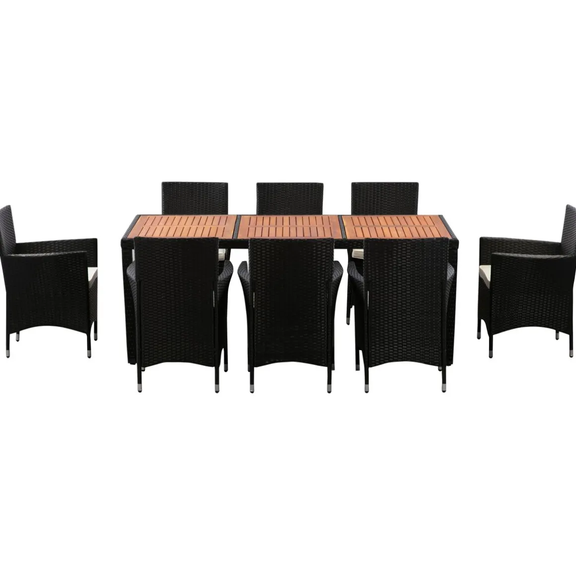 Rattangarnitur PISA 1 Tisch und 8 Stühle