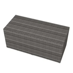 Rattan Kissenbox SINA 190 x 85 x 85 cm grau