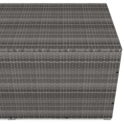 Rattan Kissenbox SINA 190 x 85 x 85 cm grau