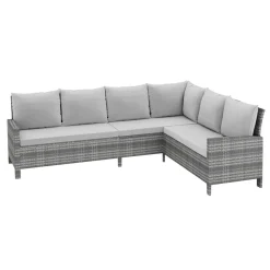 Rattanlounge ADRIANUS grau