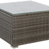 Rattanlounge CAPRI grau/beige