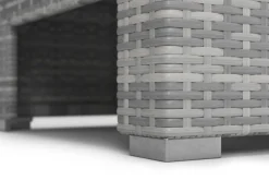 Rattanlounge COMO grau/anthrazit