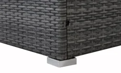 Rattanlounge FARO grau/beige