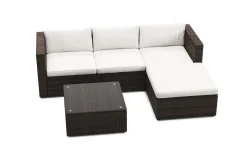 Rattanlounge MALIBU braun/beige