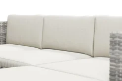 Rattanlounge MALIBU grau/beige