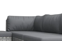 Rattanlounge NAXOS grau/anthrazit
