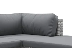 Rattanlounge NAXOS grau/anthrazit