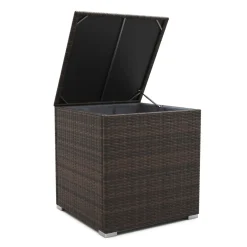 Rattanlounge SAN MARINO dunkelbraun/beige