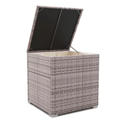 Rattanlounge SAN MARINO graubraun/beige