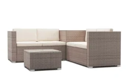 Rattanlounge SAN MARINO taupe/beige