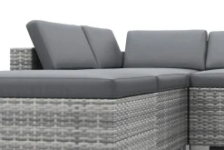 Rattanlounge TEXAS grau/anthrazit