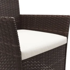 Rattanstühle JASMINA 2er Set braun