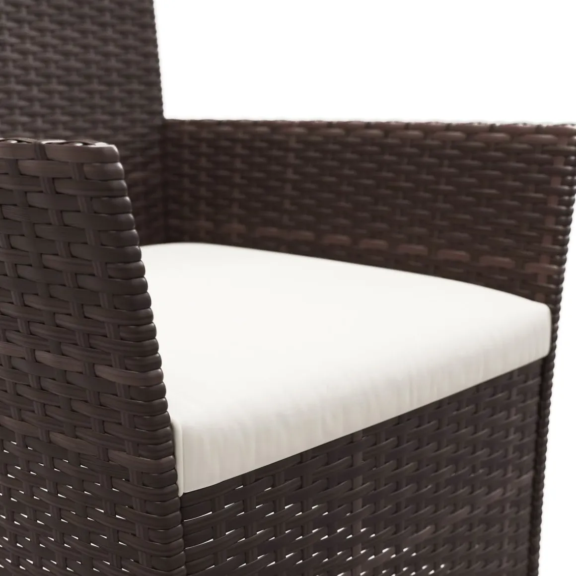 Rattanstühle JASMINA 2er Set braun