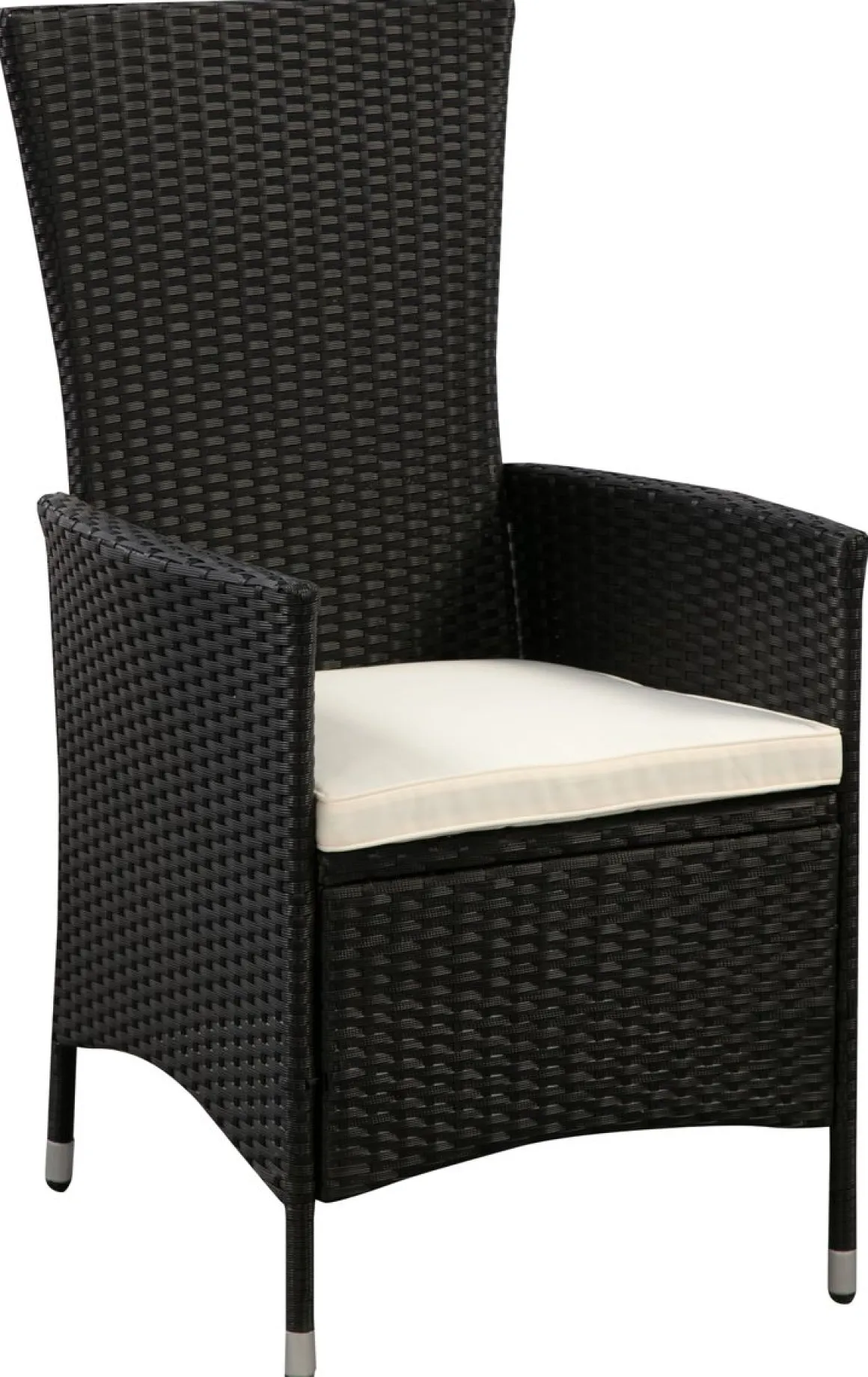 Rattanstühle LIMNOS 2er Set schwarz