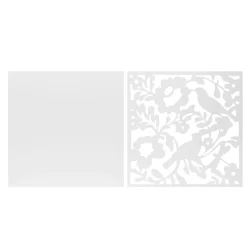 Raumteiler hängend BLOOM 12er Set 40 x 40 cm weiss