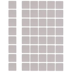 Raumteiler hängend 12er Set 40 x 40 cm uni weiss