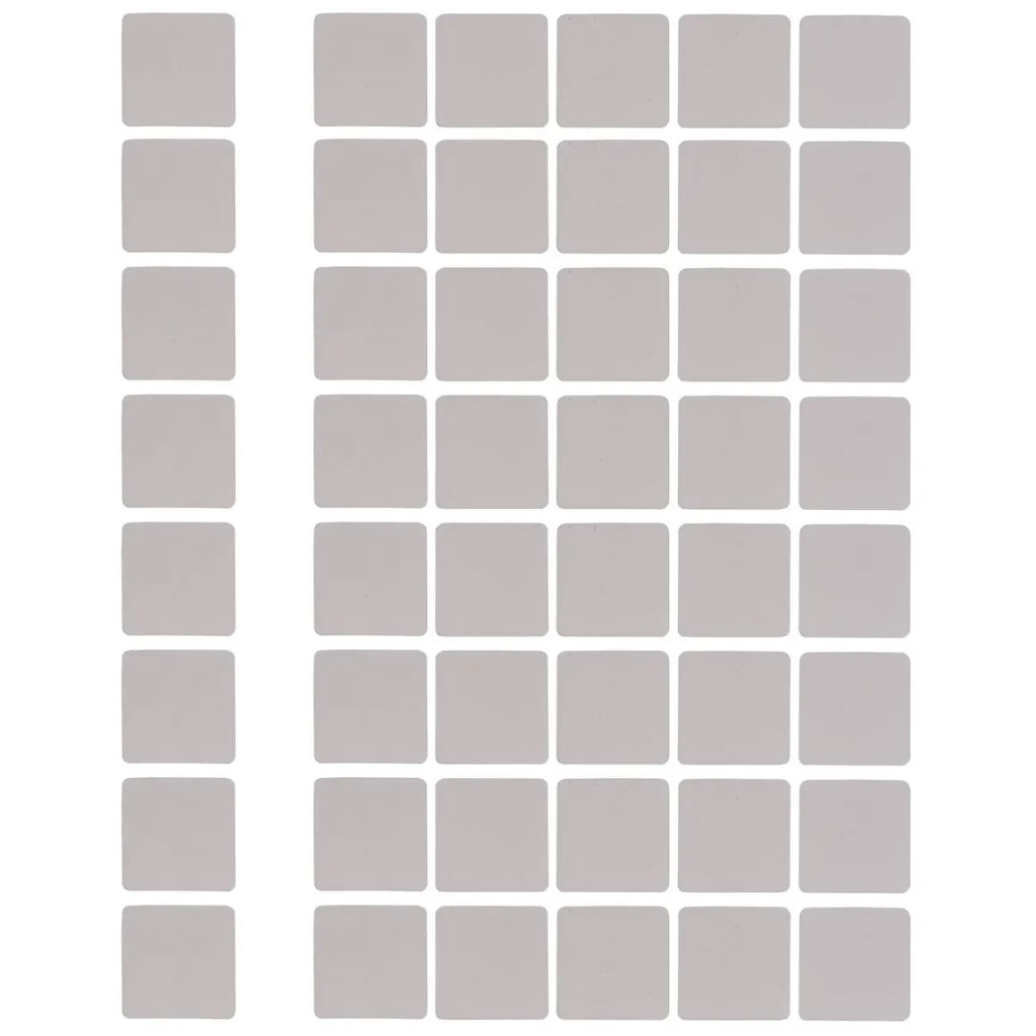 Raumteiler hängend 12er Set 40 x 40 cm uni weiss