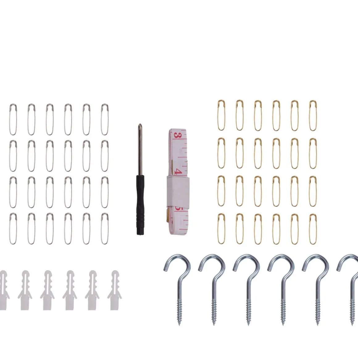 Raumteiler hängend 12er Set 40 x 40 cm uni weiss