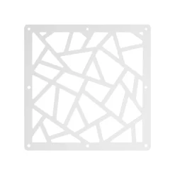 Raumteiler hängend 12er Set 29 x 29 cm weiss