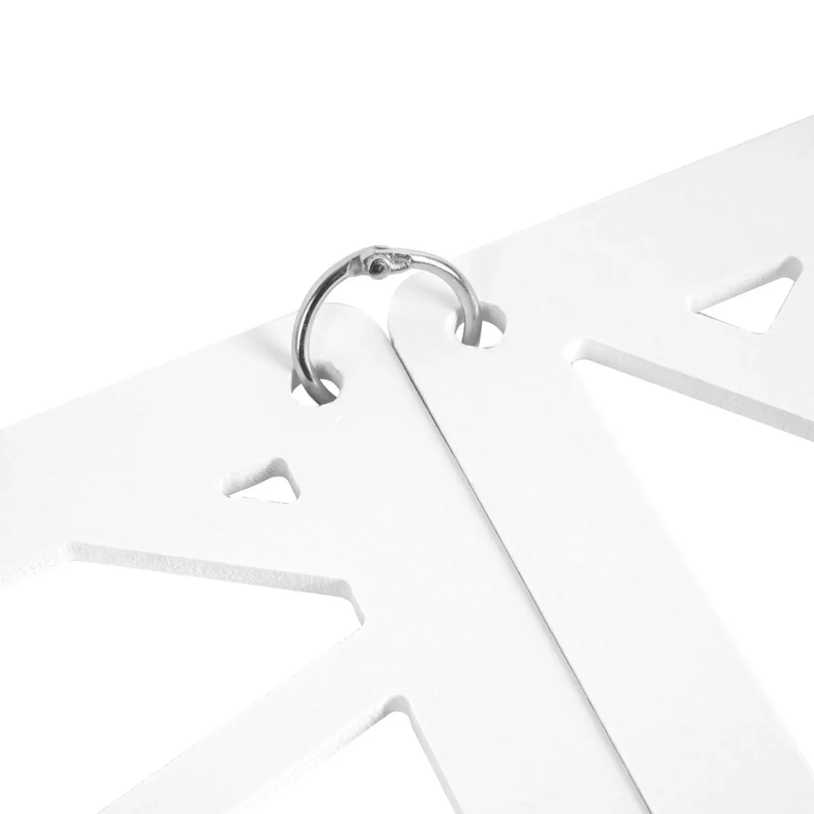 Raumteiler hängend 12er Set 29 x 29 cm weiss