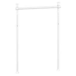 Raumteiler Vorhangstange verstellbar weiss